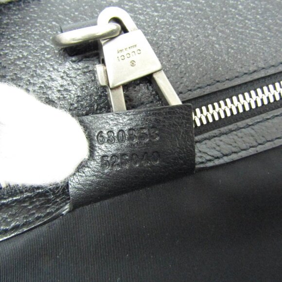 GUCCI Black Leather Shoulder Bag - Picture 11 of 14